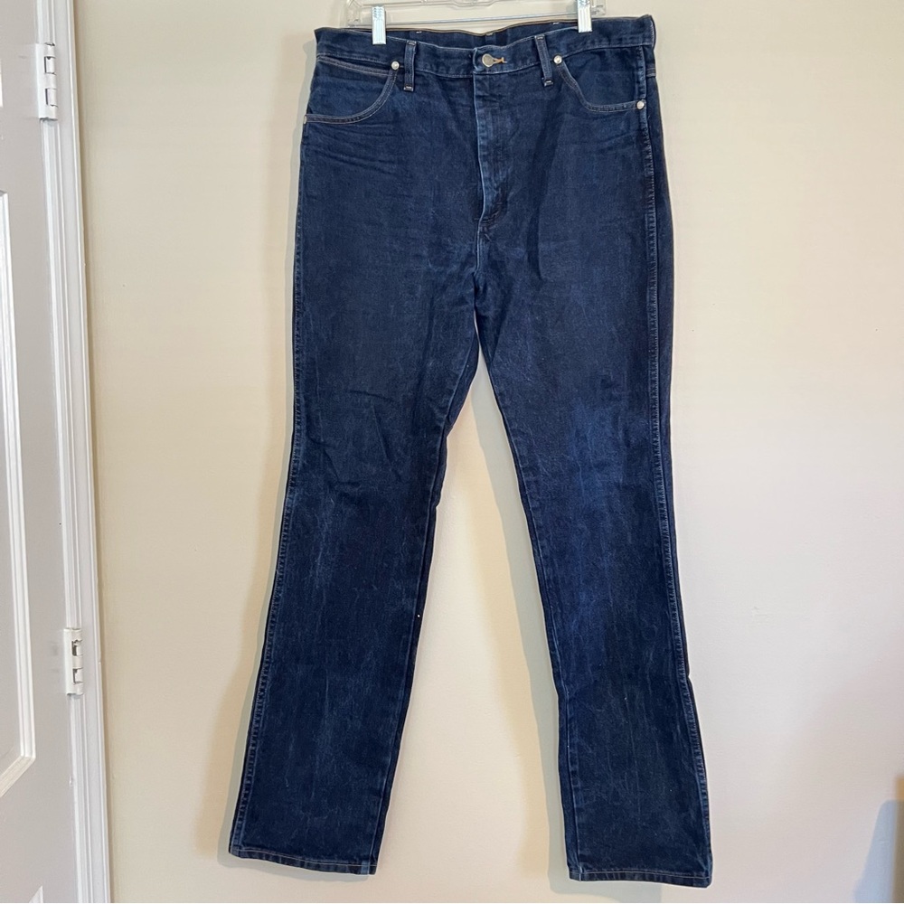Men’s Wrangler Bootcut Blue Jeans 36x36